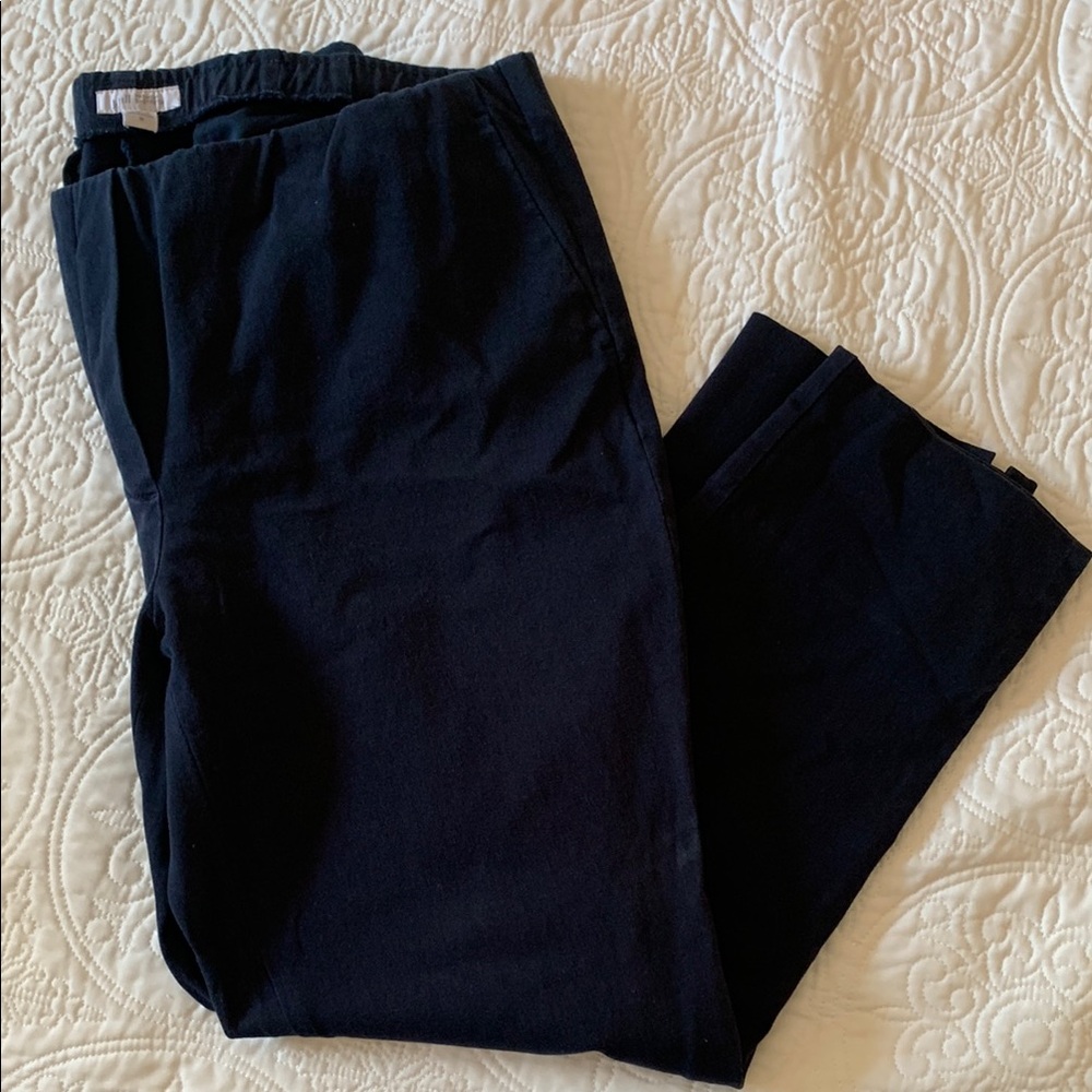 J.Jill Women’s Cropped Navy Blue Pants